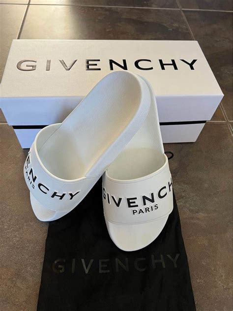 givenchy sliders fake|givenchy slides white and black.